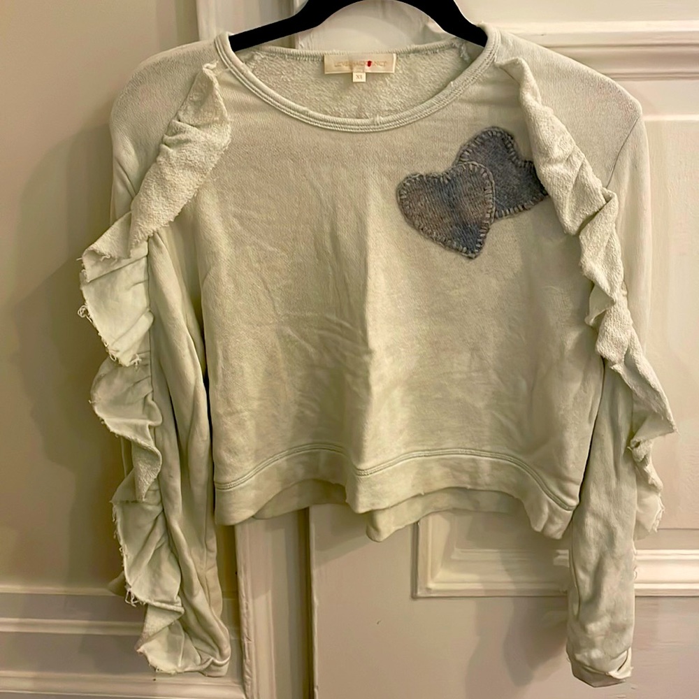 Love Shack Fancy cropped sweatshirt
